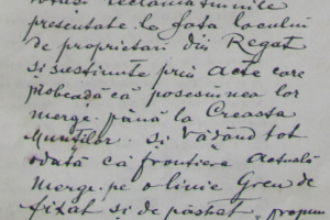 Protocol România – Ungaria din 1884 – proprietatea moşnenilor Voineşari mergea până la Creasta Munţilor