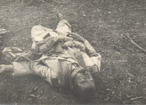 Soldat în opinci, mort