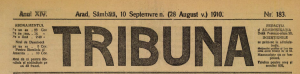 Tribuna, 10 septembrie 1910, nr. 183